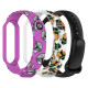 Ремінець до фітнес браслета Armorstandart комплект 3шт Xiaomi Mi Band 7/6/5 TW2 (ARM87045)