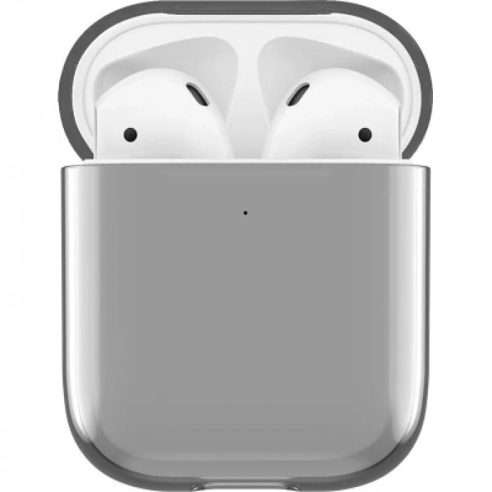 Чохол для навушників Incase Clear Case for AirPods Black (INOM100644-BLK)