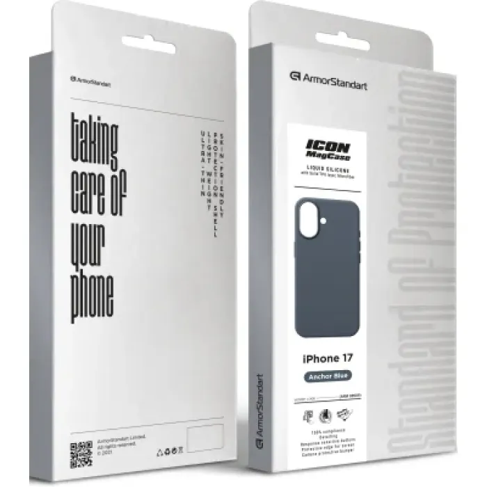 Чохол до мобільного телефона Armorstandart ICON2 MagCase Apple iPhone 17 Anchor Blue (ARM88989)