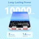 Батарея універсальна Vention 10000 mAh 22.5W Black LED Display Type (FHKB0)