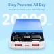 Батарея універсальна Vention 20000 mAh 22.5W Black LED Display Type (FHLB0)