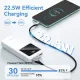 Батарея універсальна Vention 20000 mAh 22.5W Black LED Display Type (FHLB0)