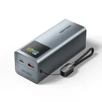 Батарея універсальна Vention 20000 mAh 100W Gray TFT Display Type (FKCH0)