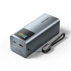 Батарея універсальна Vention 20000 mAh 100W Gray TFT Display Type (FKCH0)