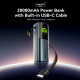 Батарея універсальна Vention 20000 mAh 165W Gray TFT Display Type (FKFH0)