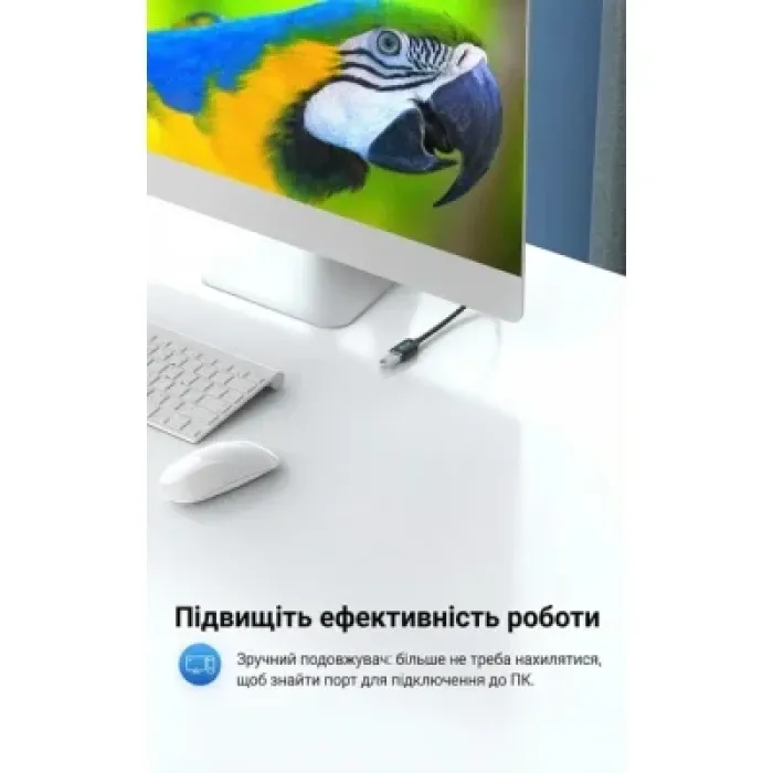 Дата кабель USB 3.0 AM/AF 3.0m black Vention (CBHBI)
