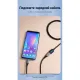 Дата кабель USB 3.0 AM/AF 3.0m black Vention (CBHBI)