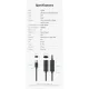 Дата кабель USB 2.0 AM/AF 10.0m Active black Vention (CBKBL)