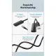 Дата кабель USB 2.0 AM/AF 10.0m Active black Vention (CBKBL)