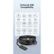 Дата кабель USB 2.0 AM/AF 10.0m Active black Vention (CBKBL)