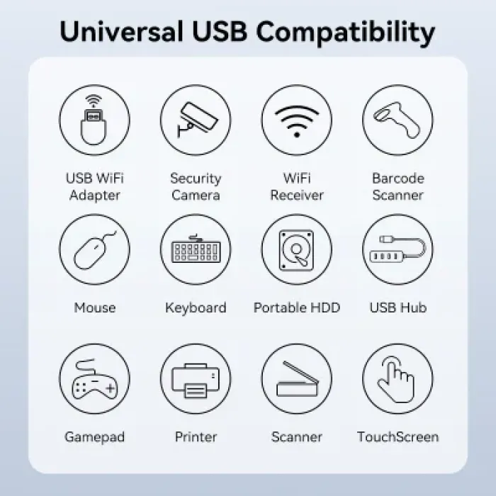 Дата кабель USB 2.0 AM/AF 15.0m Active black Vention (CBKBN)