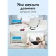 Дата кабель USB 2.0 AM to USB-C 1.5m 3A cotton braided aluminum purple Vention (CODVG)