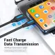 Дата кабель USB 2.0 AM to USB-C 1.5m 3A black Vention (COKBG)