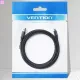Дата кабель USB 2.0 AM to USB-C 1.5m 3A black Vention (COKBG)