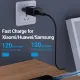 Дата кабель USB 2.0 AM to Micro 5P 1.0m 3A black Vention (COLBF)