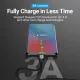 Дата кабель USB-C to USB-C 2.0m 5A aluminum gray Vention (TAEHH)