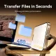 Дата кабель USB-C to USB-C 1.0m 3A aluminum gold Vention (TRDJF)