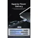 Дата кабель USB-C to USB-C 1.5m 240W aluminum black Vention (TREBG)