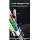 Дата кабель USB-C to USB-C 1.5m 240W aluminum black Vention (TREBG)