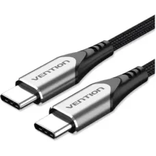 Дата кабель USB-C to USB-C 2.0m aluminum gray Vention (TADHH)