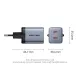 Зарядний пристрій Vention 2xUSB-C PD45W GaN gray (FCDH0-EU)