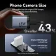 Зарядний пристрій Vention 2xUSB-C PD45W GaN transparent gray (FCFH0-EU)