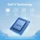 Зарядний пристрій Vention 1xUSB-C PD70W + 1xUSB QC3.0 22.5W GaN transparent gray (FCGH0-EU)