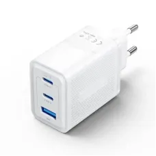 Зарядний пристрій Vention 2xUSB-C PD65W + 1xUSB QC3.0 60W GaN white (FERW0-EU)