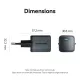 Зарядний пристрій Vention USB-C PD20W GaN gray (FEVH0-EU)