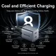 Зарядний пристрій Vention 2xUSB-C PD45W GaN + cable USB-C to USB-C 1.0m 5A gray (TZ-FCFH0-EU)