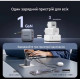 Зарядний пристрій Vention 1xUSB-C PD70W + 1xUSB QC3.0 22.5W GaN + cable USB-C to USB-C 1.0m 5A gray (TZ-FCGH0-EU)