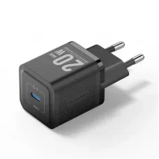 Зарядний пристрій Vention USB-C PD20W GaN black (FEPB0-EU)