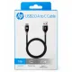 Дата кабель USB-C to USB-C 3A 1.0m HP (HP_DHC-TC111BM-1M)