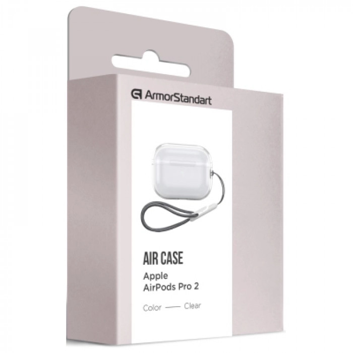 Чохол для навушників Armorstandart Air для Apple Airpods Pro 2 Clear (ARM82560) (ARM82560)