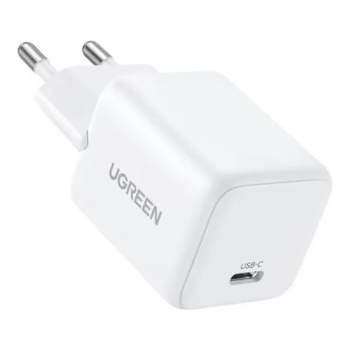 Зарядний пристрій Ugreen USB-C PD20W GaN X512 white (55554)