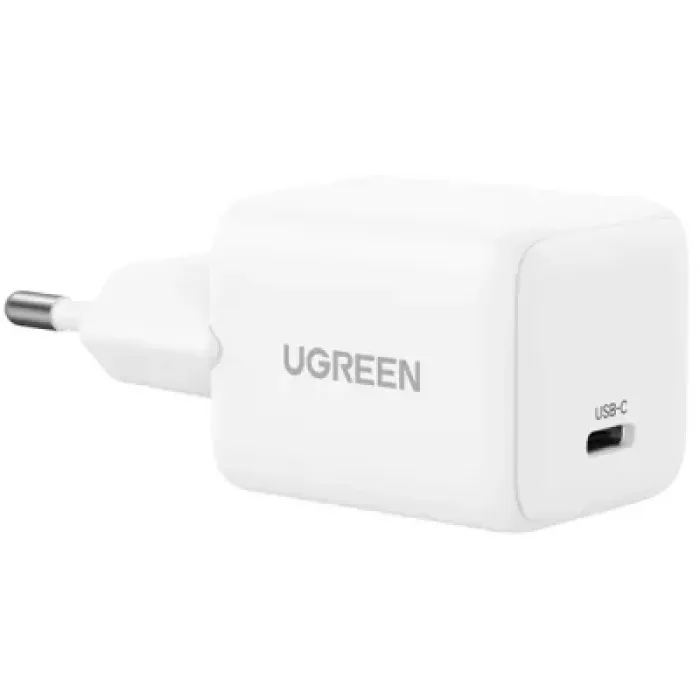 Зарядний пристрій Ugreen USB-C PD20W GaN X512 white (55554)