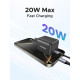 Зарядний пристрій Ugreen USB-C PD20W GaN X512 gray (55528)