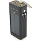 Батарея універсальна Linkage 30000mAh, Solar, 22.5W, cables Туре-С+Lighting, Black (LKP-46)