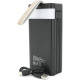 Батарея універсальна Linkage 30000mAh, Solar, 22.5W, cables Туре-С+Lighting, Black (LKP-46)