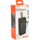 Батарея універсальна Linkage 30000mAh, Solar, 22.5W, cables Туре-С+Lighting, Black (LKP-46)