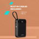 Батарея універсальна Canyon 20000mAh OnPower 204 PD/20W Built-in Lightning Cable (CNS-CPB204B)
