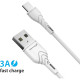 Зарядний пристрій Grand-X Quick Charge QС3.0, + cable USB -> Type C 1m white (CH-550WT)