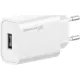 Зарядний пристрій Grand-X Quick Charge QС3.0, + cable USB -> Type C 1m white (CH-550WT)