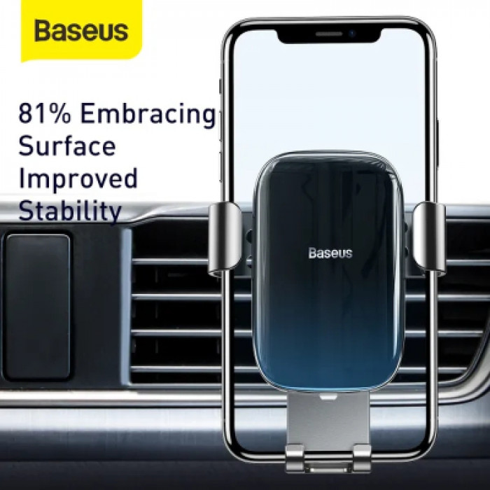 Універсальний автотримач Baseus Glaze Cravity Car Mount Black (SUYL-LG01)