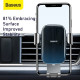 Універсальний автотримач Baseus Glaze Cravity Car Mount Black (SUYL-LG01)