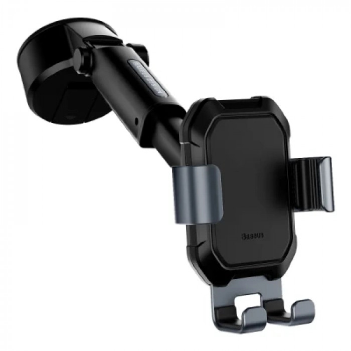 Универсальный автодержатель Baseus Tank gravity car mount holder with suction base Tarnish Black (SUYL-TK01)