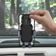 Универсальный автодержатель Baseus Tank gravity car mount holder with suction base Tarnish Black (SUYL-TK01)