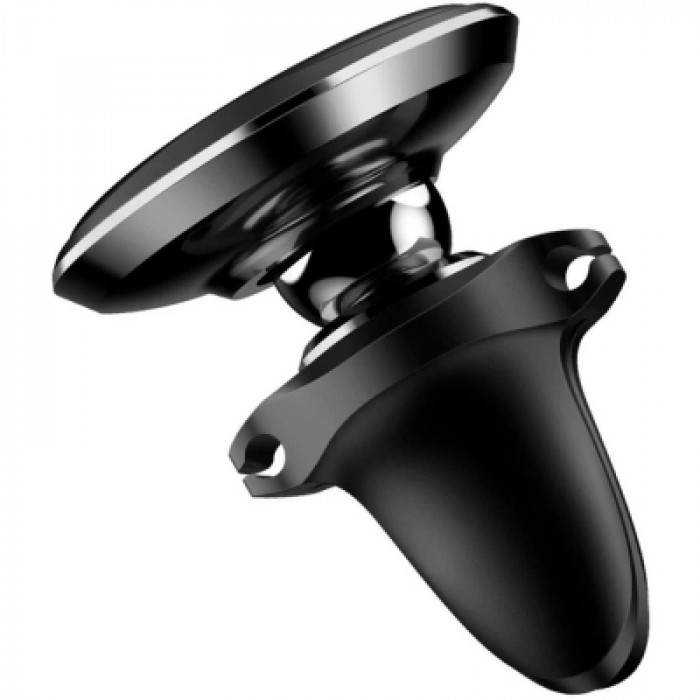 Універсальний автотримач Baseus Magnetic Car Mount Phone Holder with Cable Clip Air Vent Version Cluster Black (C40141201113-00)