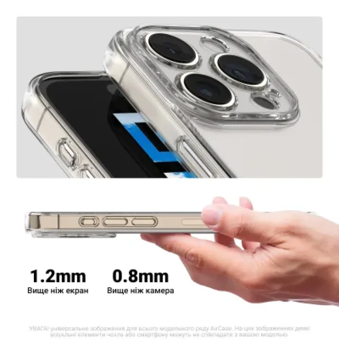 Чохол до мобільного телефона Armorstandart Air Motorola G06 4G Camera cover Clear (ARM89057)