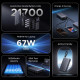 Батарея універсальна Ugreen 20000 mAh 67W Cable Space gray (U_55996B)